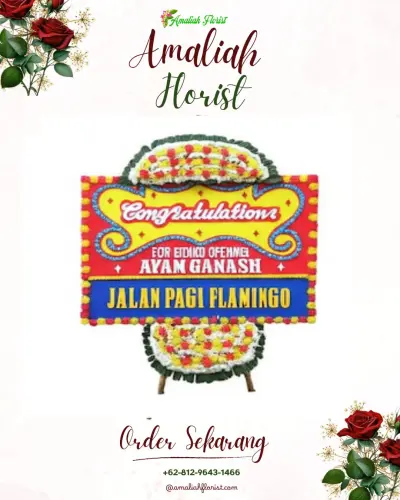 Bunga Papan Congratulation di Sigando